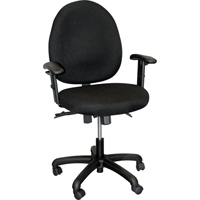 Chaise de dactylo ergonomique avec dossier moyen de s&eacute;rie 900, &agrave; dessin, Ajustable Hauteur, Capacit&eacute; 250 lb CSL Industriel Inc.