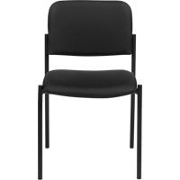 Chaises sans accoudoirs empilables, Tissu, Hauteur 32", Capacit&eacute; 300 lb, Noir CSL Industriel Inc.