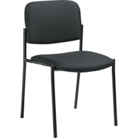 Armless Stacking Chairs, Fabric, 32" High, 300 lbs. Capacity, Charcoal CSL Industriel Inc.