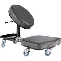 Flex Ergonomic Chair, Vinyl, Black/Grey CSL Industriel Inc.