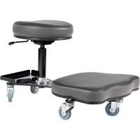 Flex Ergonomic Chair, Vinyl, Black/Grey CSL Industriel Inc.