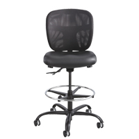 Tabouret robuste Vue, Vinyle, Noir, Capacit&eacute; 350 lb CSL Industriel Inc.