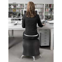 Zenergy Ball Chair, Vinyl, Black, 250 lbs. Capacity CSL Industriel Inc.