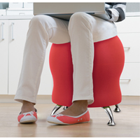 Zenergy Ball Chair, Fabric, Red, 250 lbs. Capacity CSL Industriel Inc.