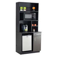 Armoire modulaire, M&eacute;lamine, 39" h x 36" la x 25" P, Nuit d'Asie/noir CSL Industriel Inc.