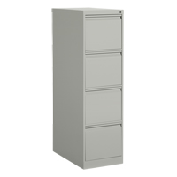 Vertical Filing Cabinet, Steel, 4 Drawers, 15-1/7" W x 25" D x 52" H, Grey CSL Industriel Inc.