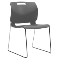 Chaise, Plastique, Hauteur 32-1/2", Capacit&eacute; 300 lb, Gris CSL Industriel Inc.