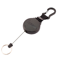 Securit Retractable Key Holder, Polycarbonate, 28" Cable, Carabiner Attachment CSL Industriel Inc.