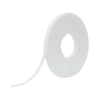 One-Wrap&reg; Fastener Tape, Hook & Loop, 25 yds x 1/2", Self-Grip, White CSL Industriel Inc.