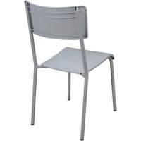 Chaises empilables Ventura, Polypropyl&egrave;ne, Hauteur 36", Capacit&eacute; 300 lb, Gris CSL Industriel Inc.