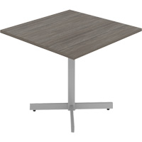 Cafeteria Table, 36" L x 36" W x 29-1/2" H, 1" Top, Laminate, Grey/White CSL Industriel Inc.