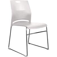 Activ Series Stacking Chairs, Plastic, 23" High, 275 lbs. Capacity, White CSL Industriel Inc.