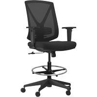 Activ Series Synchro-Tilt Adjustable Chair, Fabric/Mesh, Black, 275 lbs. Capacity CSL Industriel Inc.