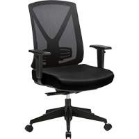 Activ Series Premium Synchro-Tilt Adjustable Chair, Fabric/Mesh, Black, 275 lbs. Capacity CSL Industriel Inc.