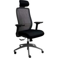 Era Series Adjustable Office Chair with Headrest, Fabric/Mesh, Black, 275 lbs. Capacity CSL Industriel Inc.
