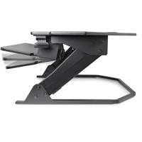 Goya Sit-Stand Corner Work Station, Desktop Unit, 20" H x 42" W x 37-4/5" D, Black CSL Industriel Inc.