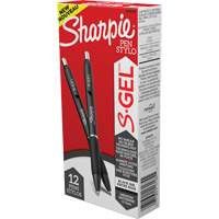 Stylo S-Gel, Noir, 0,7 mm, R&eacute;tractable CSL Industriel Inc.