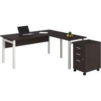Newland "L" Shaped Desk with Pedestal CSL Industriel Inc.