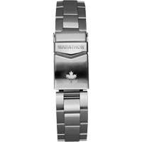 Grande montre automatique de plong&eacute;e avec feuille d'&eacute;rable gris et bracelet en acier inoxydable, Num&eacute;rique, &agrave; piles, 41 mm, Argent CSL Industriel Inc.