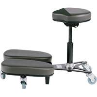 STAG4 Adjustable Kneeling Chair, Vinyl, Black/Grey CSL Industriel Inc.