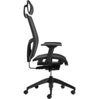 Format+ High-Back Weight-Sensing Synchro-Tilter with Headrest, Mesh, Black, 300 lbs. Capacity CSL Industriel Inc.