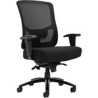 Raven 400 High-Back Heavy-Duty Synchro-Tilter, Mesh, Black, 400 lbs. Capacity CSL Industriel Inc.