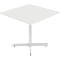 Newland Height-Adjustable Square Table, 36" L x 36" W x 29" H, 1" Top, Laminate, White CSL Industriel Inc.