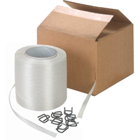 Feuillard en cordon li&eacute;, Polyester, 1/2" la x 750' lo CSL Industriel Inc.