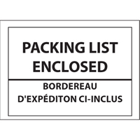 Pochettes pour bordereau d'exp&eacute;dition, 4" lo x 5" la, Style Insertion par l'arri&egrave;re CSL Industriel Inc.