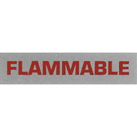 "Flammable" Special Handling Labels, 5" L x 2" W, Black on Red CSL Industriel Inc.