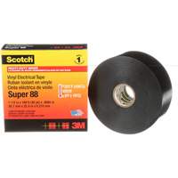 Scotch&reg; Vinyl Electrical Tape Super 88, 38 mm (1-1/2") x 33 m (108'), Black, 8.5 mils CSL Industriel Inc.