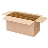 Boîte d'exp&eacute;dition pour cannettes a&eacute;rosols, 12-1/4" lo x 9-3/16" la x 10-5/16" h, ondulations C CSL Industriel Inc.