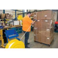 Strapping, Polypropylene, 3/8" W x 12900' L, White, Machine Grade CSL Industriel Inc.