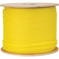 Corde jaune tress&eacute;e 1/4", Polypropyl&egrave;ne, 1300' CSL Industriel Inc.