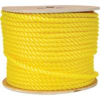 Corde jaune tress&eacute;e 1/2", Polypropyl&egrave;ne, 335' CSL Industriel Inc.