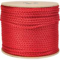 Corde rouge tress&eacute;e, Polypropyl&egrave;ne, 500' CSL Industriel Inc.