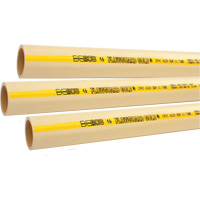 Flowguard Gold&reg; Hot & Cold Water Pipe, CPVC, 20' L x 0.5" Dia. CSL Industriel Inc.