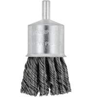 Shaft Mounted Knot Twisted End Brush, 1-1/8" Dia. x 1/4" Arbor CSL Industriel Inc.