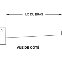 Cantilever Column, Double, 4" W x 10' H CSL Industriel Inc.