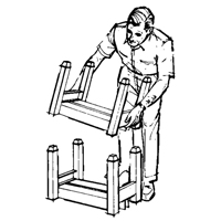 Portable Stacking Racks, 12" W x 16" D, 2500 lbs. Capacity CSL Industriel Inc.