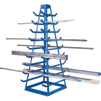 Support pour tuyaux, Horizontal, 9 Niveaux, 18" la x 40" p x 84" h, 1800 lb Cap. CSL Industriel Inc.