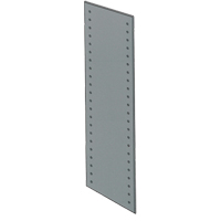 Panneau d'extr&eacute;mit&eacute; &agrave; corni&egrave;re perfor&eacute;e, 84" ha, 18" p, Acier galvanis&eacute; CSL Industriel Inc.