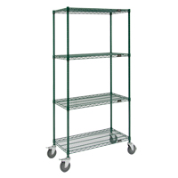 Wire Shelf Cart, Epoxy Finish, 36" x 69" x 24", 800 lbs. Capacity CSL Industriel Inc.