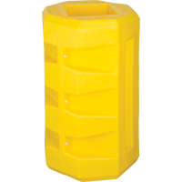 Column Protectors, 8-1/4" x 8-1/4" Inside Opening, 23-1/2" L x 23-1/2" W x 39-1/2" H, Yellow CSL Industriel Inc.