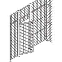 Standard-Duty Wire Mesh Partition Swing Door, 3' W x 7' H CSL Industriel Inc.