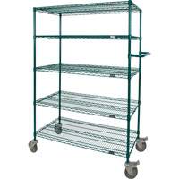 Wire Shelf Push Cart, Epoxy Finish, 36" x 69" x 24", 600 lbs. Capacity CSL Industriel Inc.