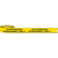 Rubans pour barricades, Anglais, 3" la x 1000' lo, 2 mils, Noir sur jaune CSL Industriel Inc.