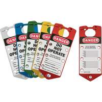 Moraillons de verrouillage &eacute;tiquet&eacute;s, Bleu/Vert/Rouge/Argent/Jaune CSL Industriel Inc.