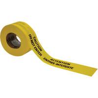 Rubans pour barricades, Bilingue, 3" la x 1000' lo, 3,5 mils, Noir sur jaune CSL Industriel Inc.