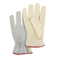 Gants de conducteur &agrave; dos fendu, Petit, Paume en Cuir fleur de vache CSL Industriel Inc.